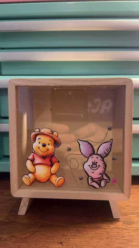 Wooden money box